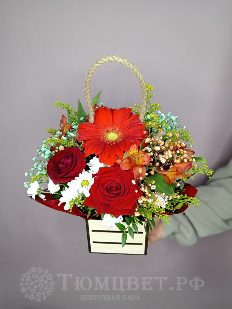 Композиция Ягодный Джем из цветов