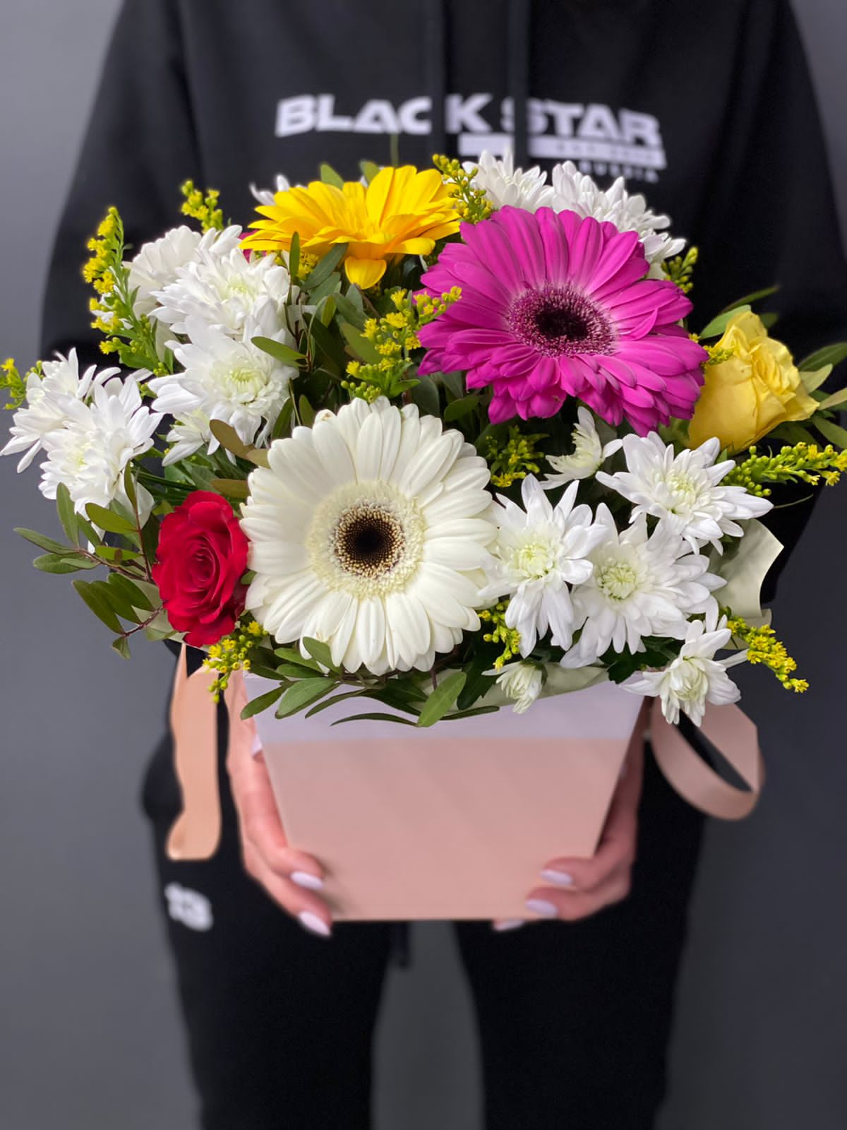 Цветочная полянка из цветов