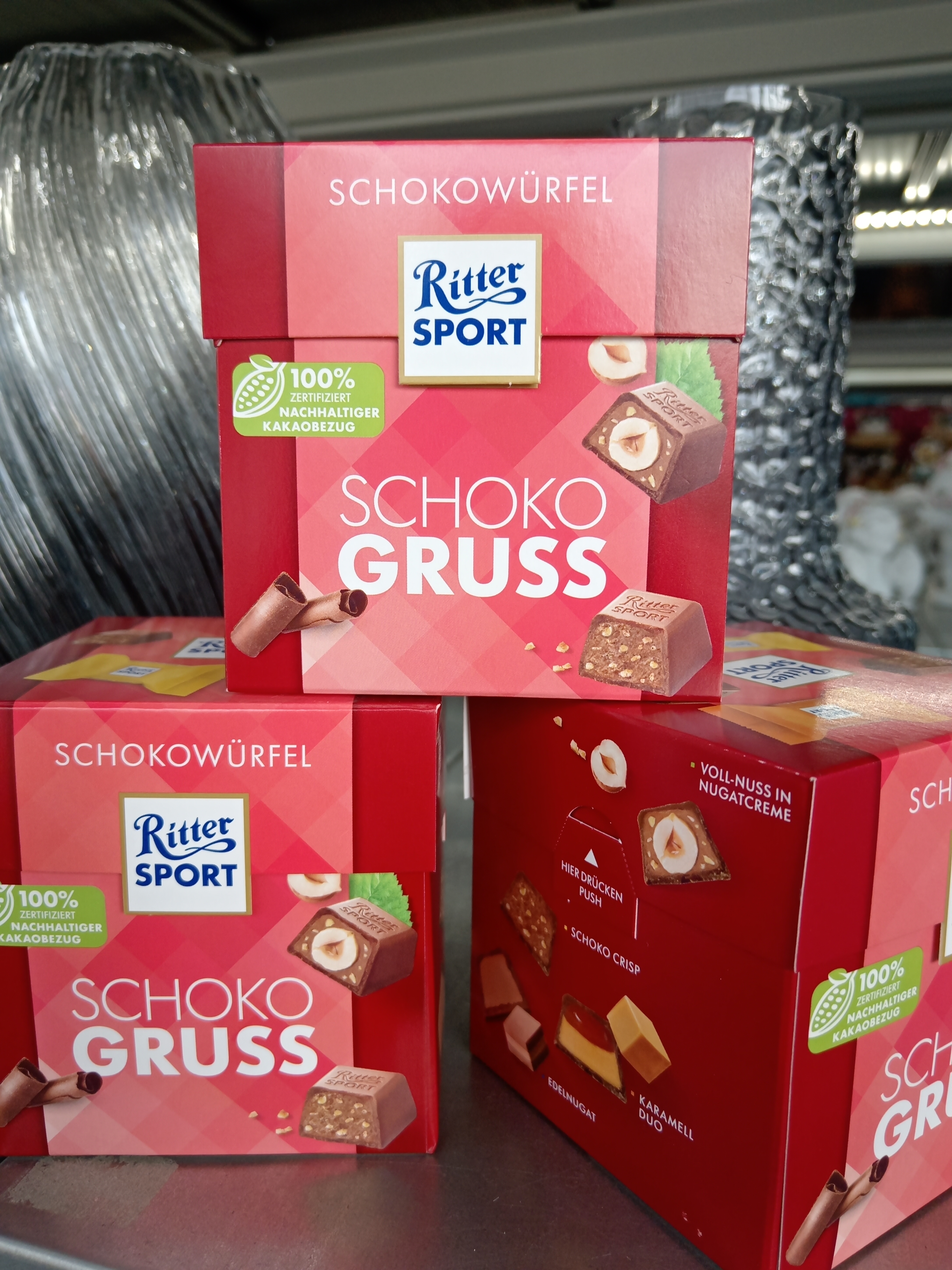 Набор конфет Ritter sport из молочного шоколада 176 г
