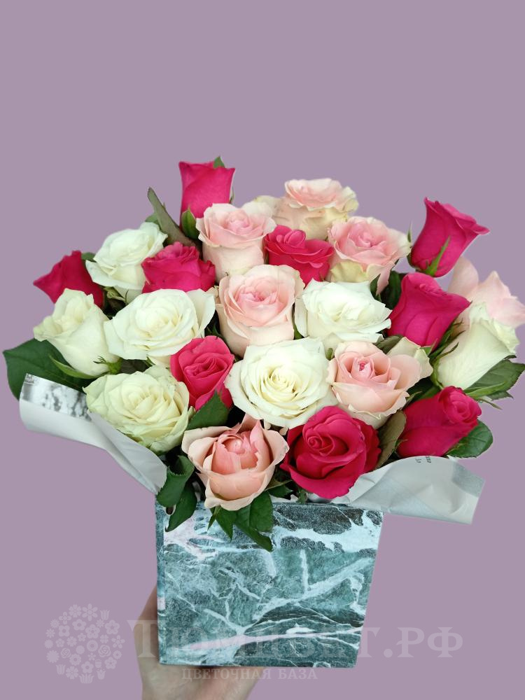 Композиция "Ярко" из цветов